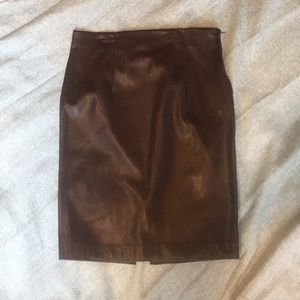 Philosophy faux leather skirt